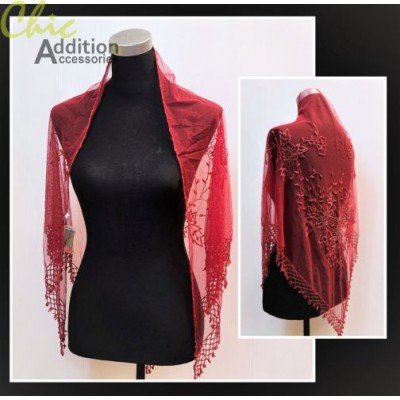 Beaded shawl 124-C